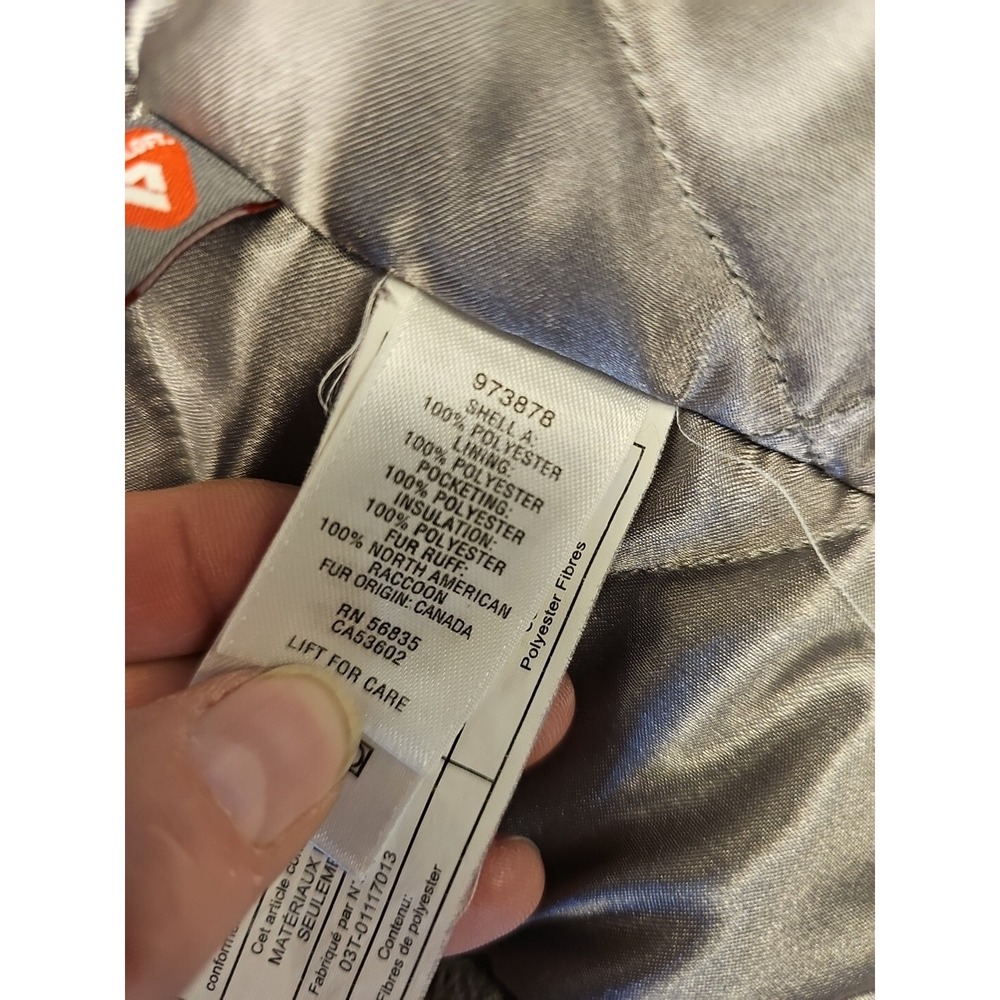 Cabela's Primaloft Winter Vest Sherpa Lined Petite Small Women Gray Full Zip - Picture 7 of 10
